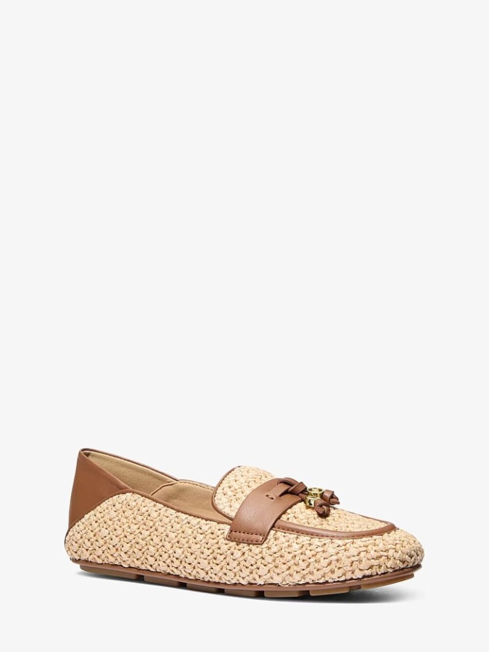 Michael Kors Zoe Crocheted Moccasin Slip On Shoes Women's 7.5